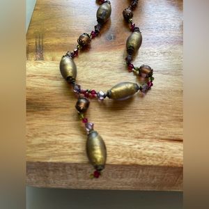 Ladybeads vintage necklace